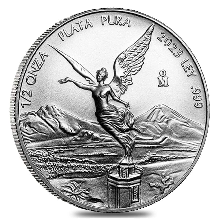 2023 1/2 oz Mexican Silver Libertad Coin BU
