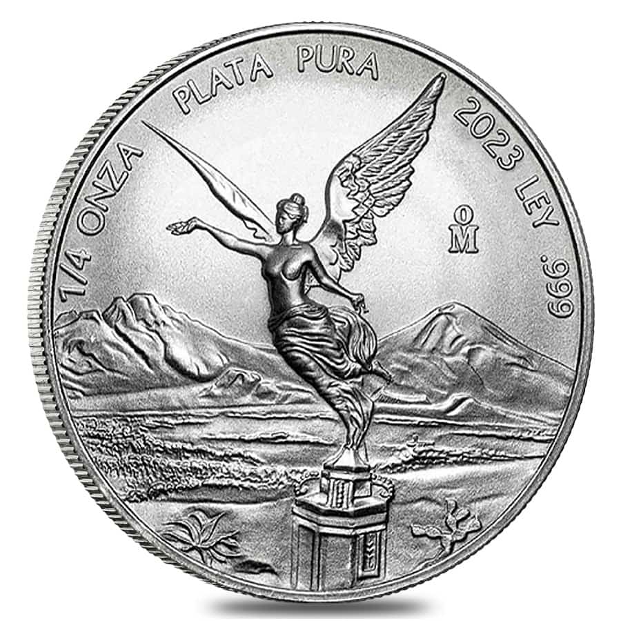 2023 1/4 oz Mexican Silver Libertad Coin BU