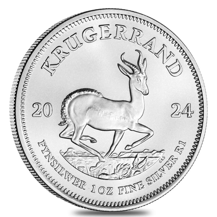 2024 South Africa 1 oz Silver Krugerrand BU