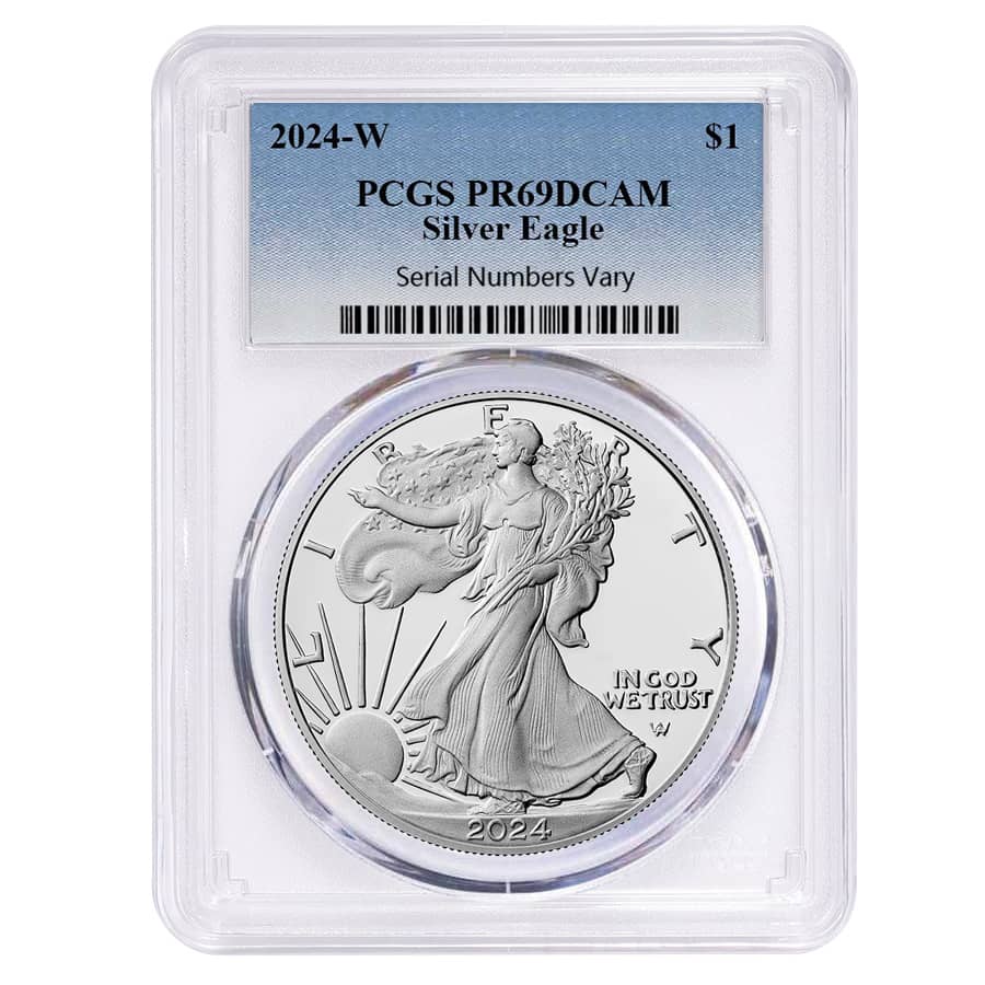 2024-W 1 oz Proof Silver American Eagle PCGS PF 69 DC