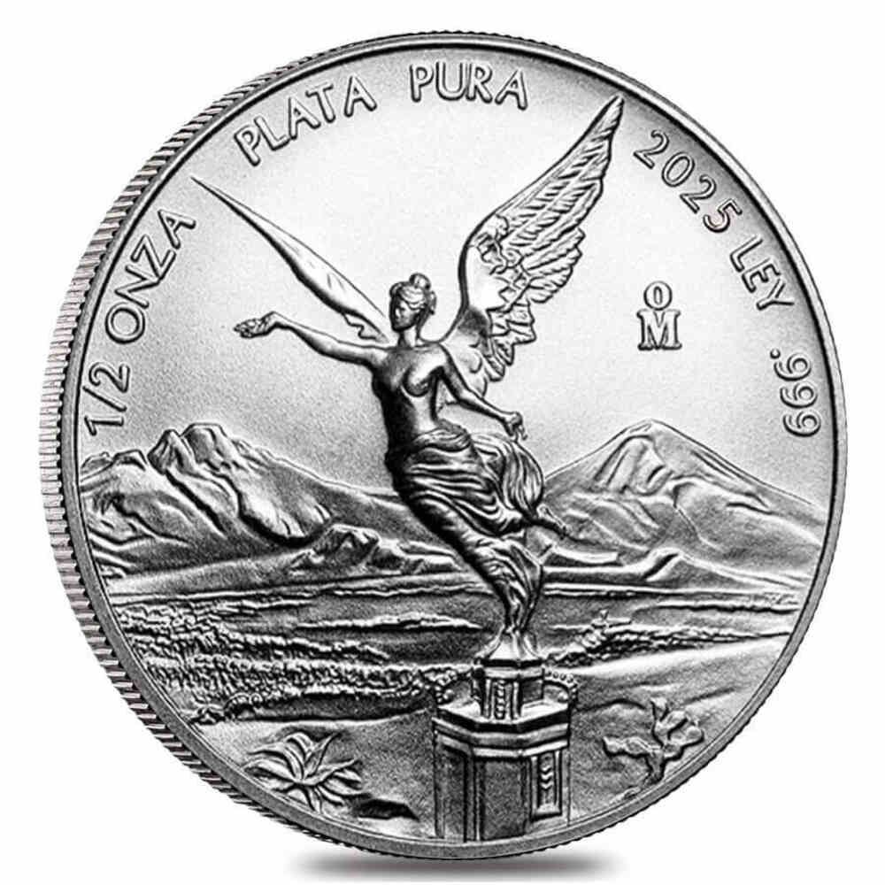 2025 1/2 oz Mexican Libertad Silver Coin BU (Mexican Mint)