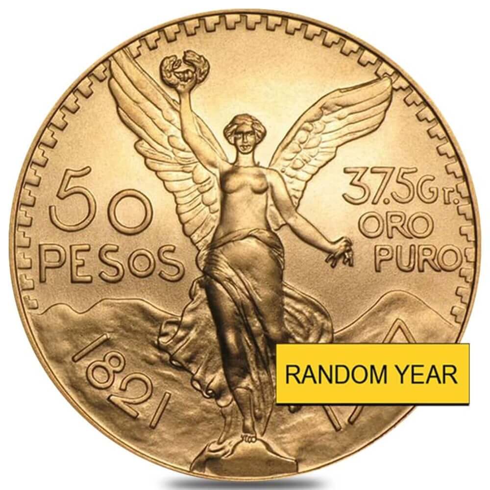 Mexican 50 Pesos Gold