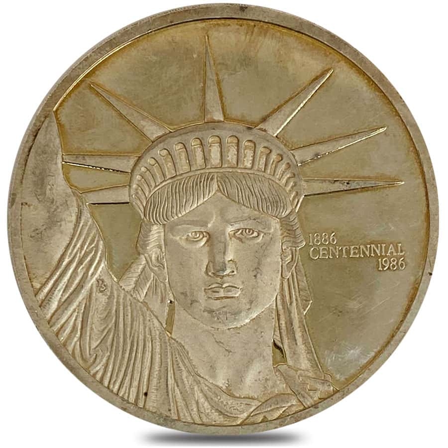 1986 10 oz MTB Liberty Trade Silver Round | Bullion Exchanges