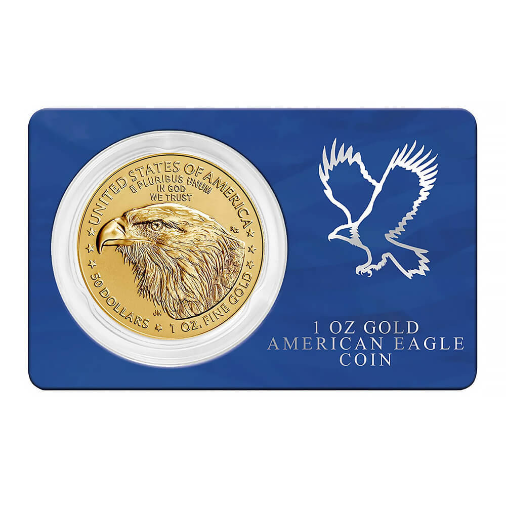 2025 1 oz Gold American Eagle $50 Coin BU (in Assay)