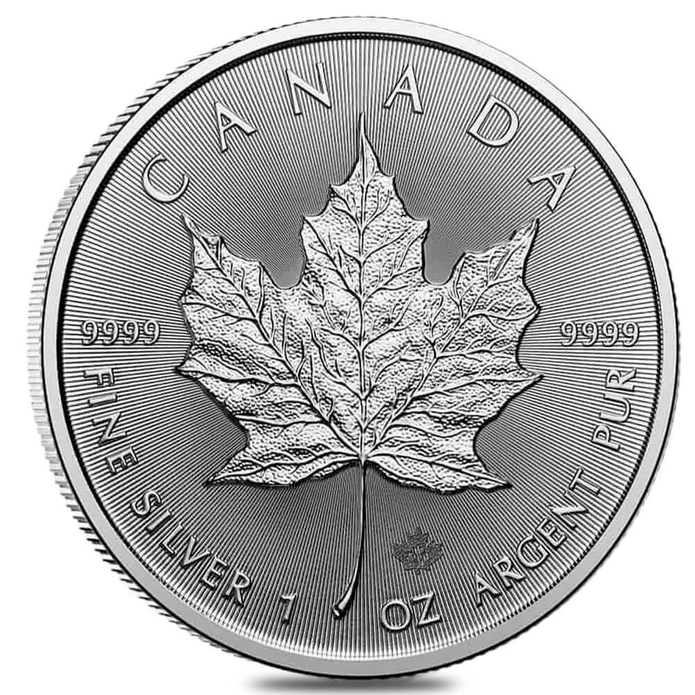 2027 1 oz Canadian Silver Maple Leaf Coin BU