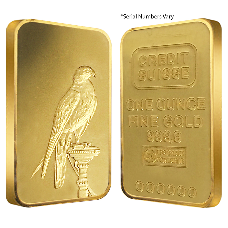 credit suisse  fine gold 金 Credit Suisse - 10 oz Gold Bar .9999 Fine Gold With New