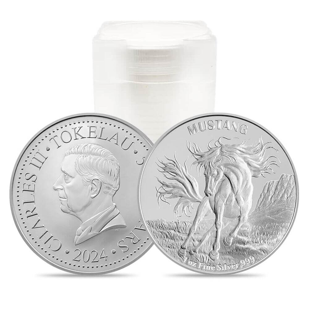 2024年　ベートーヴェン銀貨　1オンス　TEP 2024 Tokelau 1 oz Silver $5 Zodiac Series: Virgo BU (TEP)