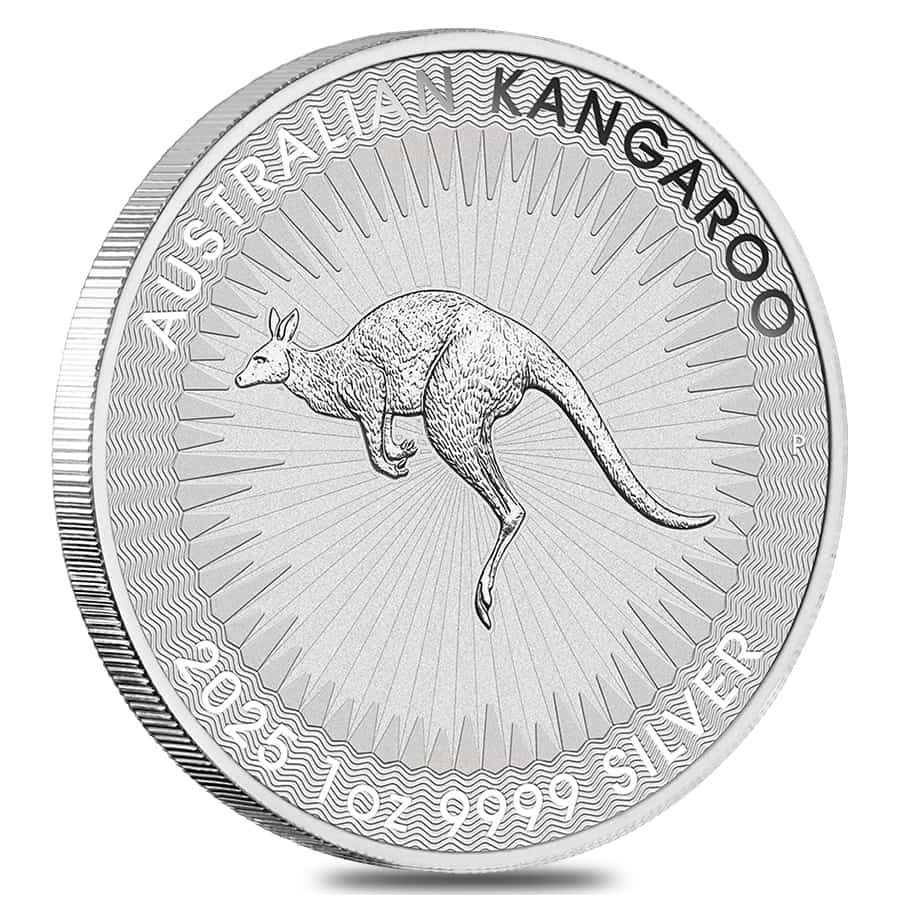 Silver at Spot - 2025 1 oz Australian Silver Kangaroo BU