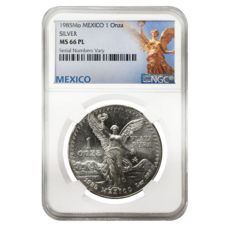その他 @liberte 1985 1 oz Silver Mexico Libertad NGC MS66 PL | Bullion Exchanges