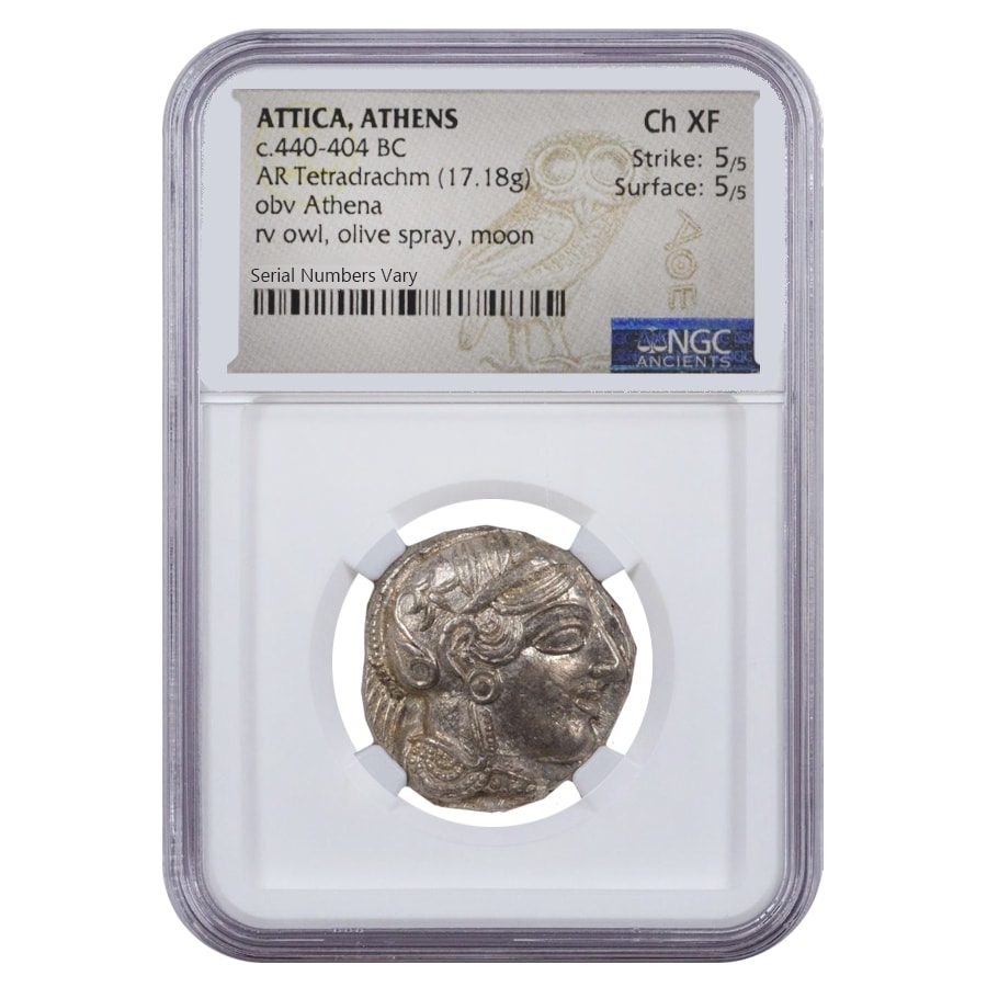 440-404 BC Athens Silver Tetradrachm 5/5 5/5 | Bullion Exchanges