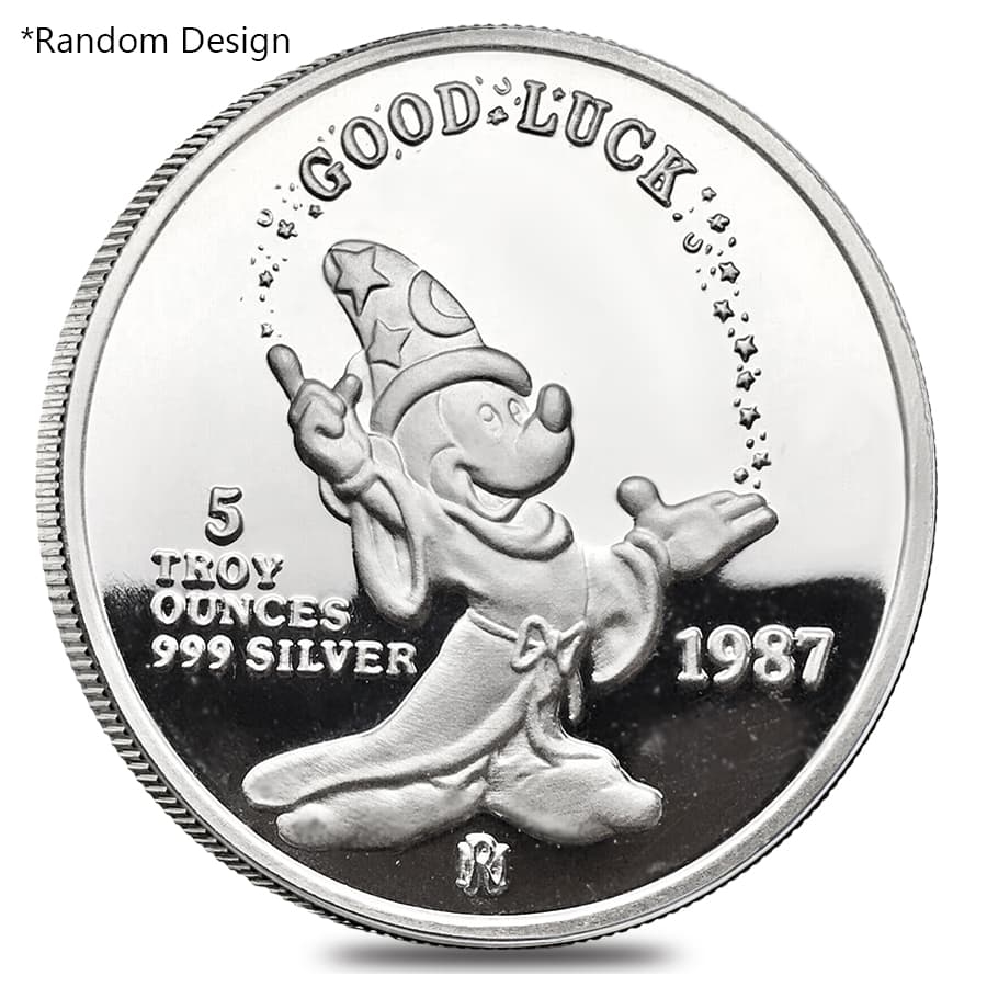 5 oz Disney Silver Round (Random Design) | Bullion Exchanges