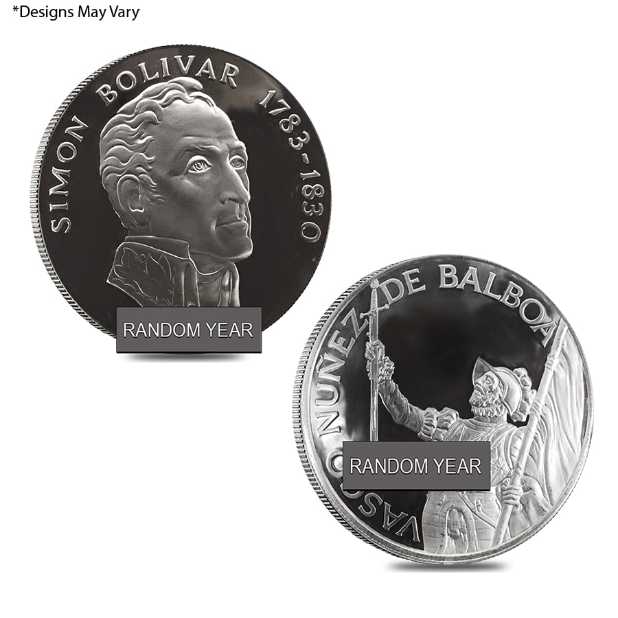 Panama 20 Balboas Silver Coin (Random Year) | Bullion Exchanges