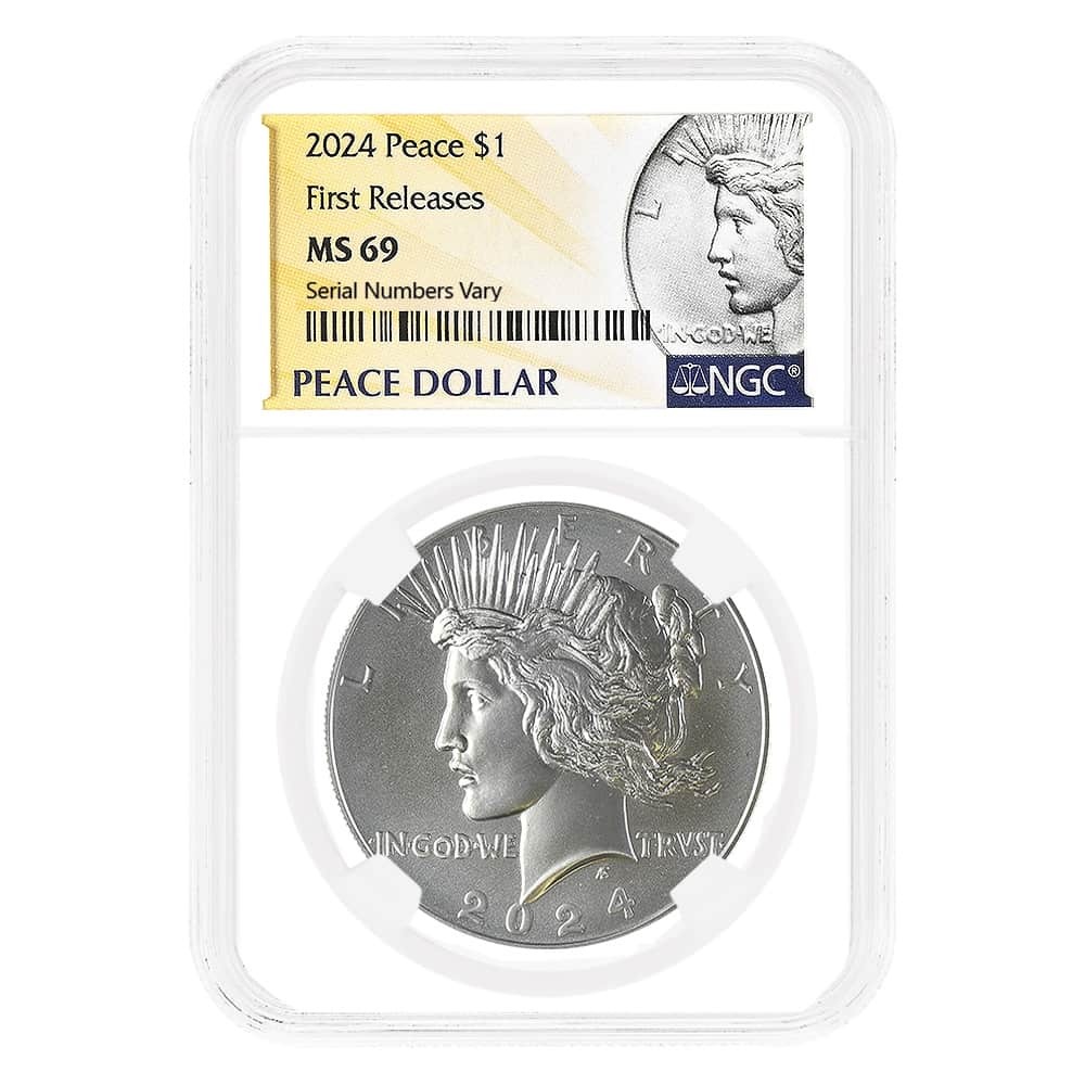 2024 Peace Silver Dollar NGC MS 69 FR