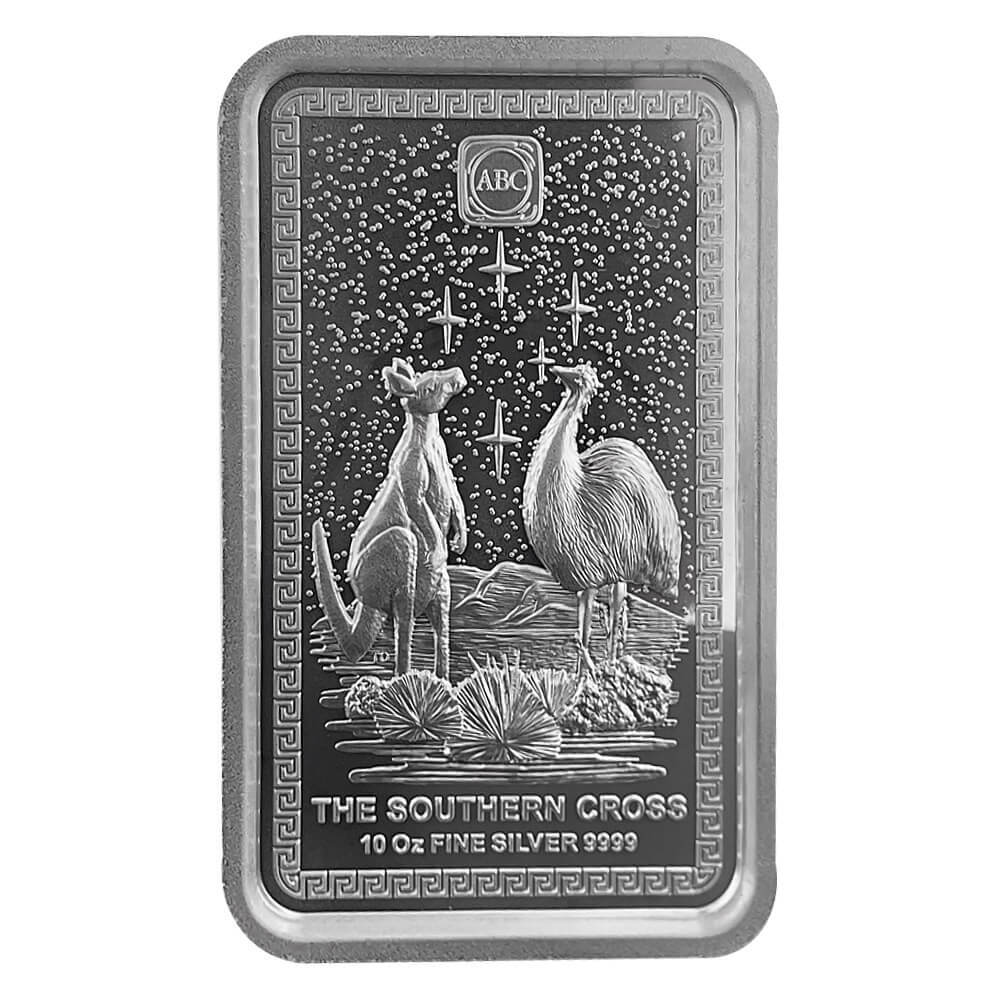 10 oz ABC Refinery The Southern Cross Silver Bar .9999 Fine
