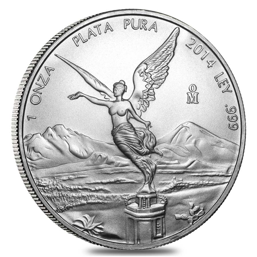 2014 1 oz Mexican Silver Libertad Coin