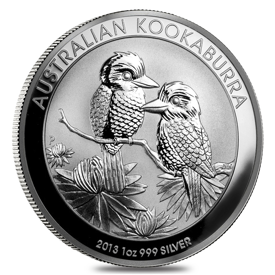 2013 1 oz Silver Australian Kookaburra Perth Mint Coin