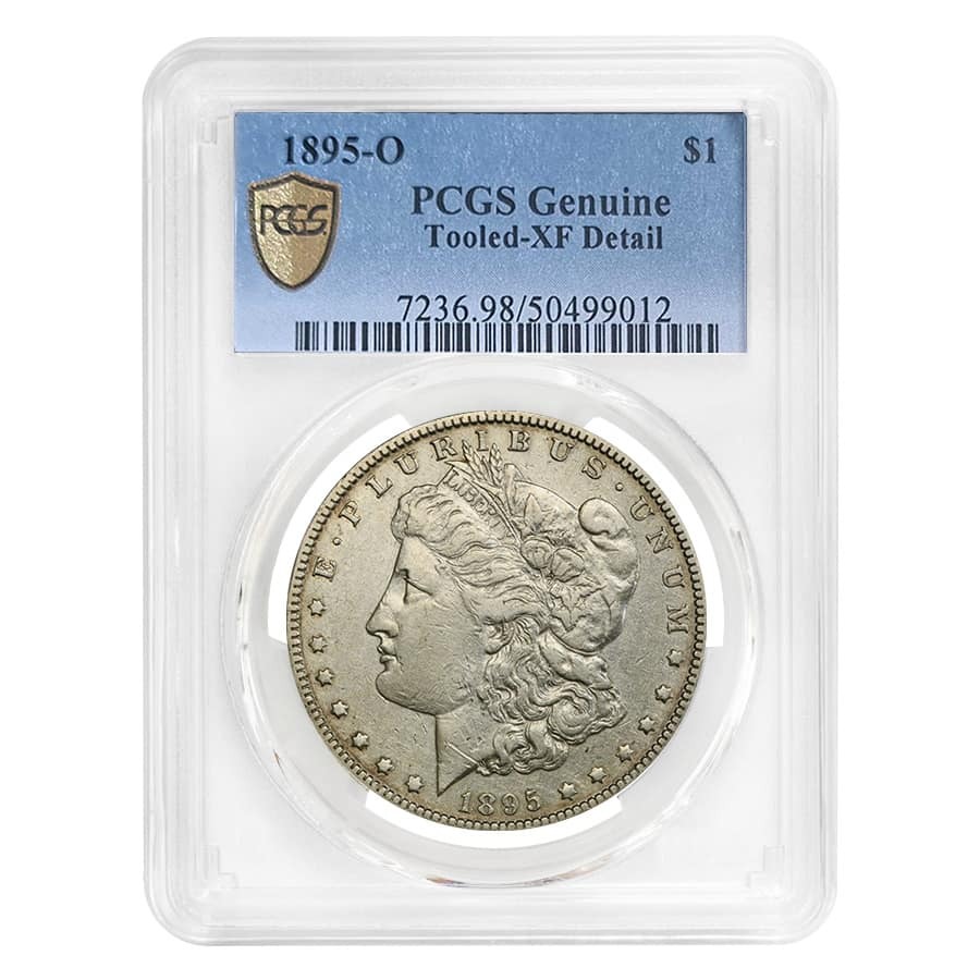 1895-O Morgan Silver Dollar $1 PCGS XF Detail ( US Mint, 90%)