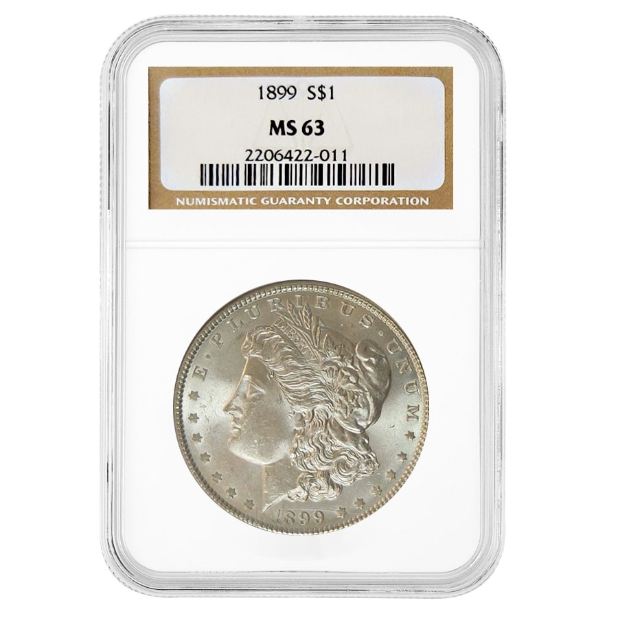 1899 Silver Morgan Dollar NGC MS 63