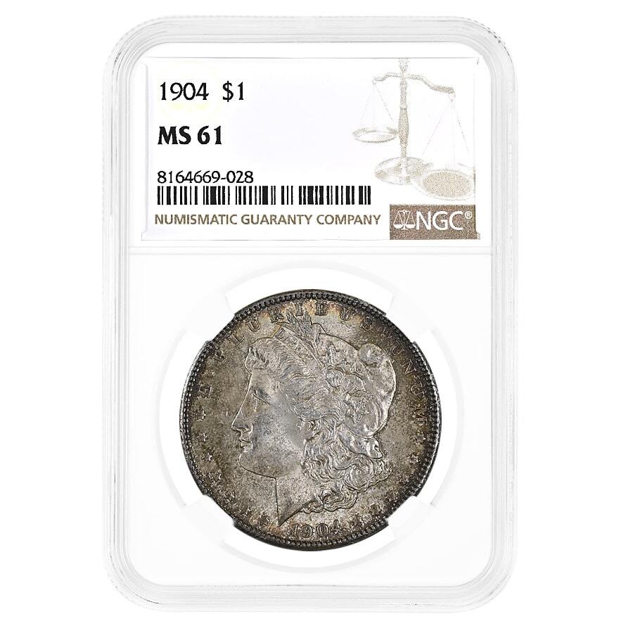 1904 Morgan Silver Dollar $1 NGC MS now 61 in Stock