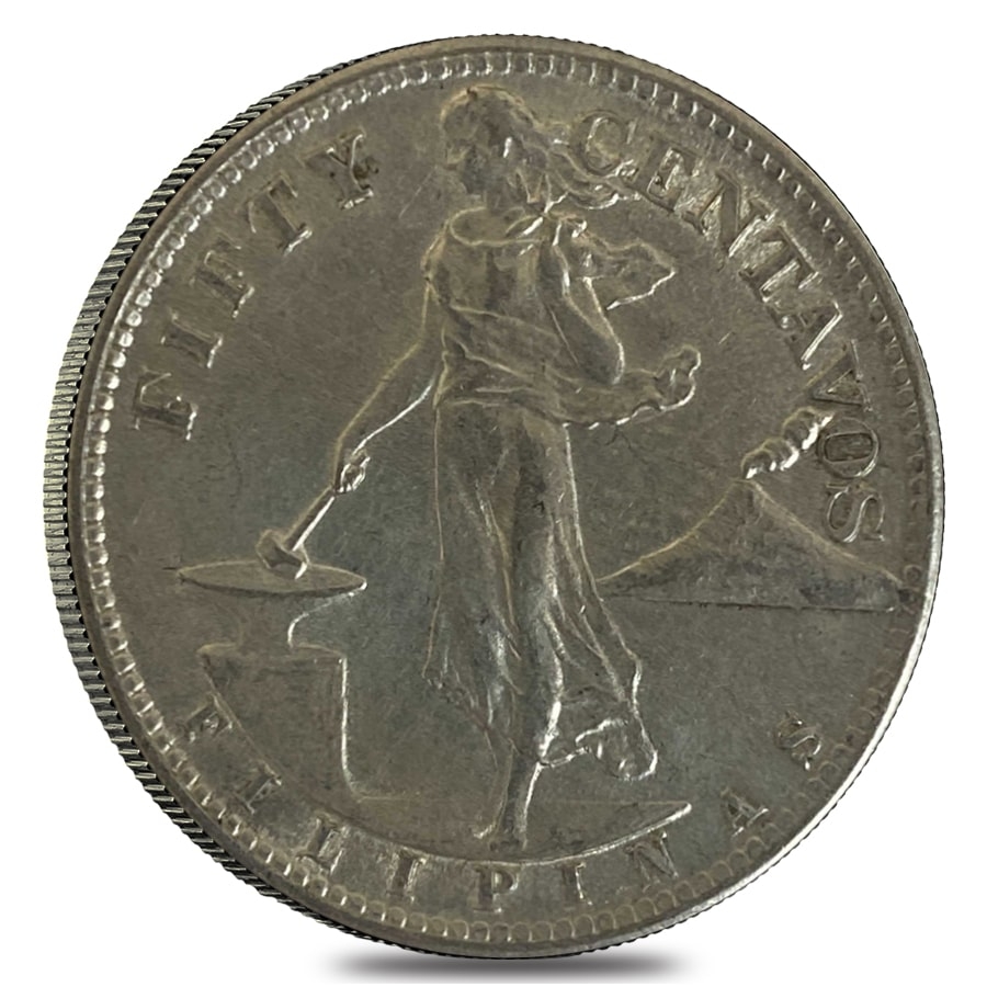 1944-1945 Philippines 50¢ Silver Coin Random | Bullion Exchanges
