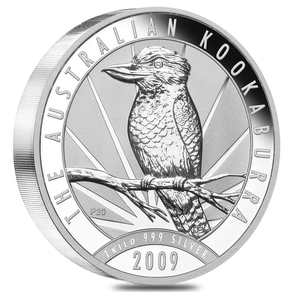 2009 1 Kilo Silver Australian Kookaburra Perth Mint BU