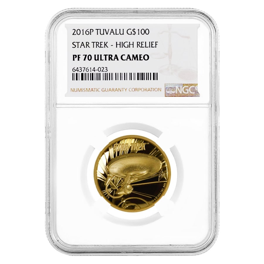 2016 Star Trek Enterprise Gold Coin NGC PF 70 |Bullion Exchanges