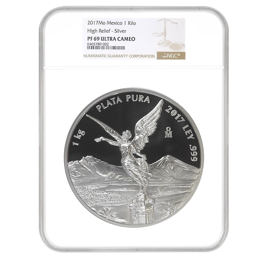 2017 Kilo Silver Libertad Proof Like NGC PF 69|Bullion Exchanges