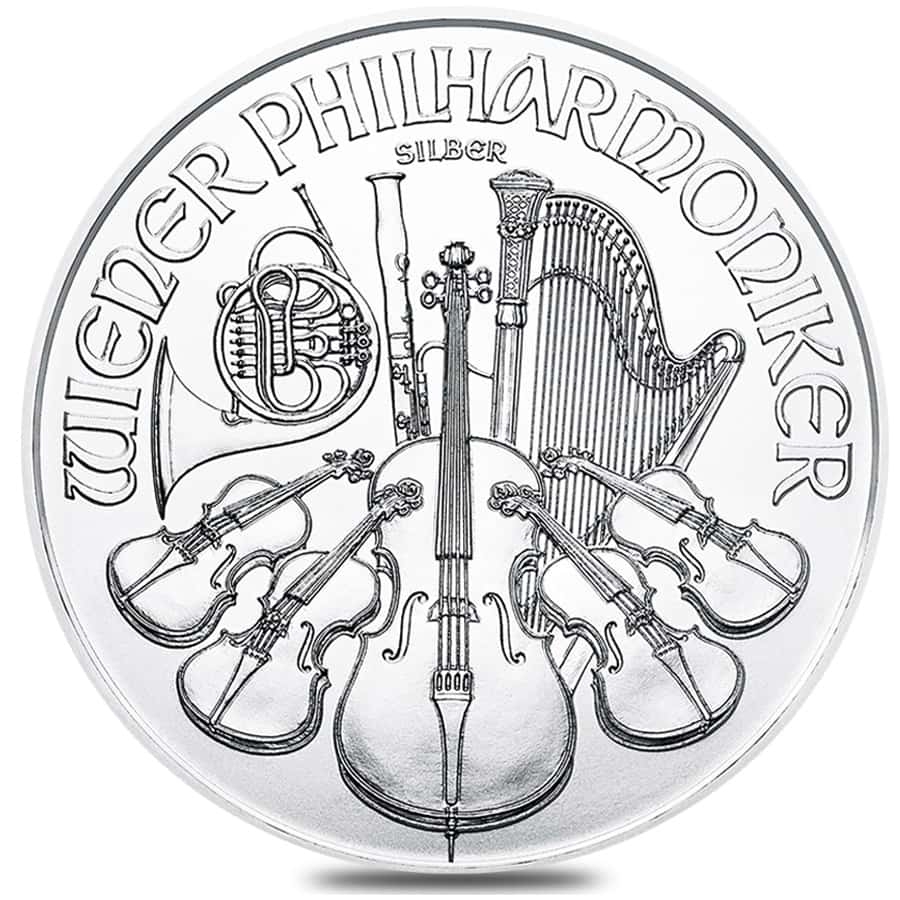 2021 1 oz Austrian Silver Philharmonic Coin BU