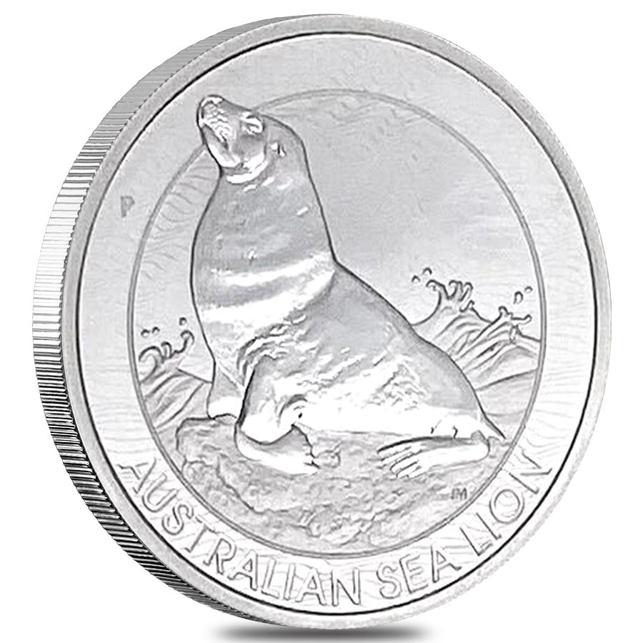 【大放出セール】 oz 1.5 2023 Silver BU Mint Perth Lion Sea Australian 工芸品