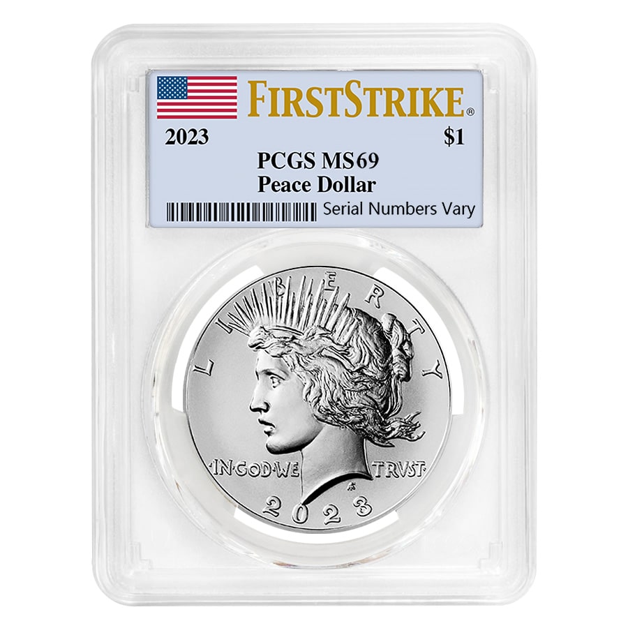 2023 Peace Silver Dollar PCGS MS 69 FS