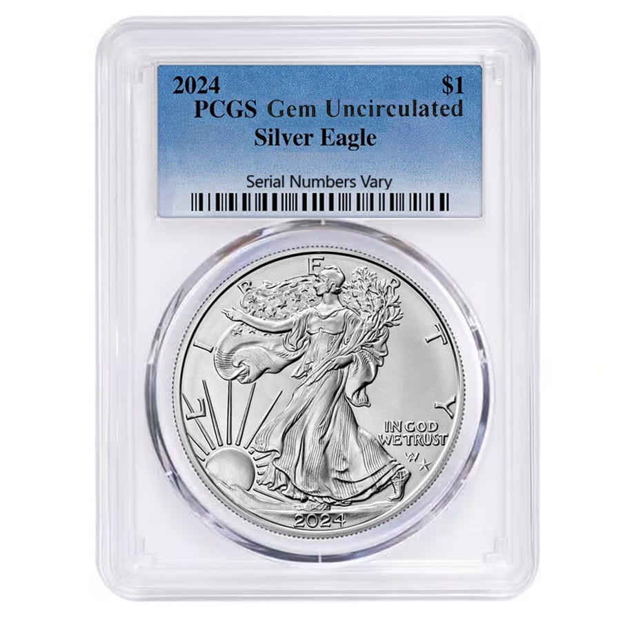 2024 (P) Star Privy 1 oz Silver American Eagle PCGS GEM Unc