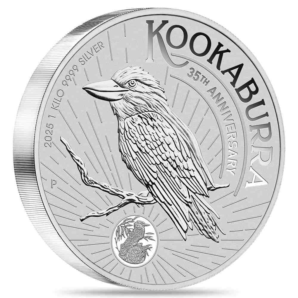 2025 1 Kilo Silver Australian Kookaburra Perth Mint BU