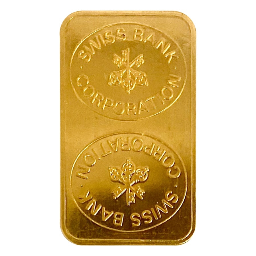 20 gram Swiss Bank Corporation Gold Bar | Bullion Exchanges