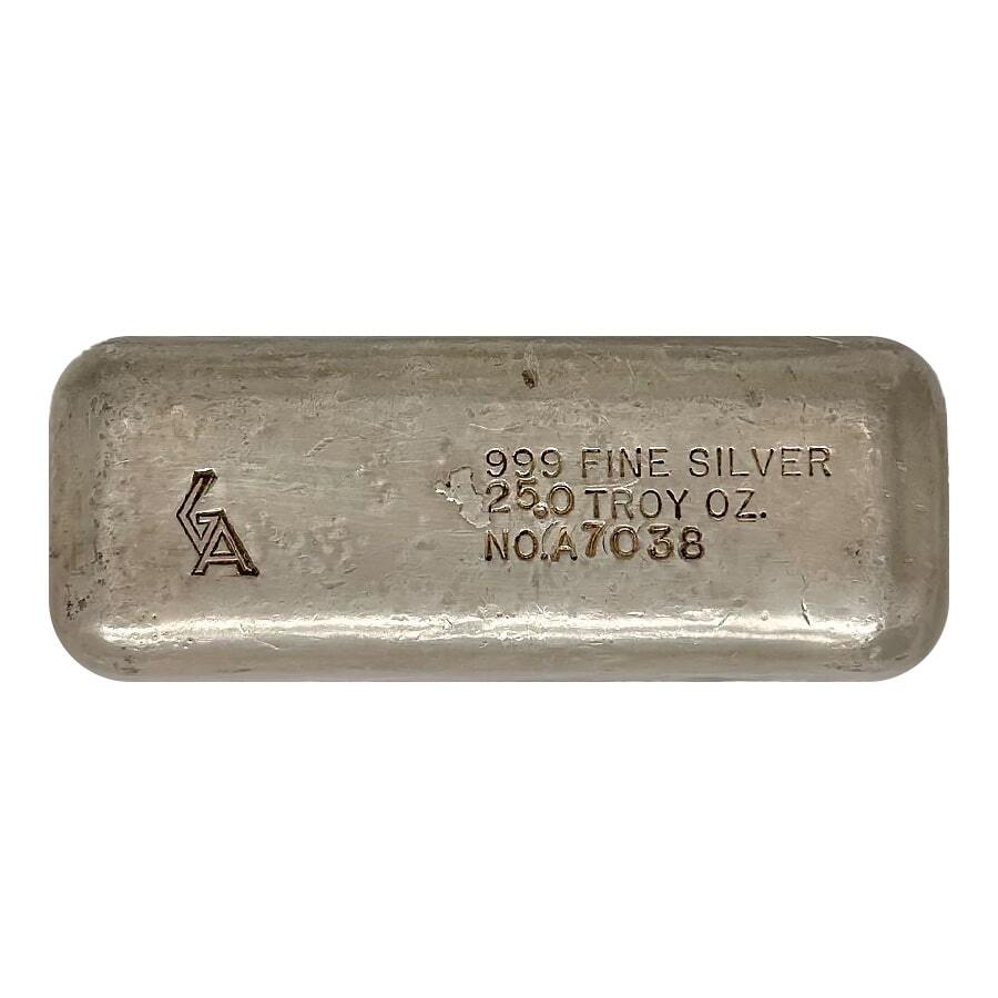 25 oz Golden Analytical Silver Bar .999 Fine