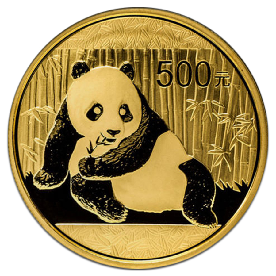 2015 1 oz Chinese Gold Panda 500 Yuan .999 Fine BU (Sealed)