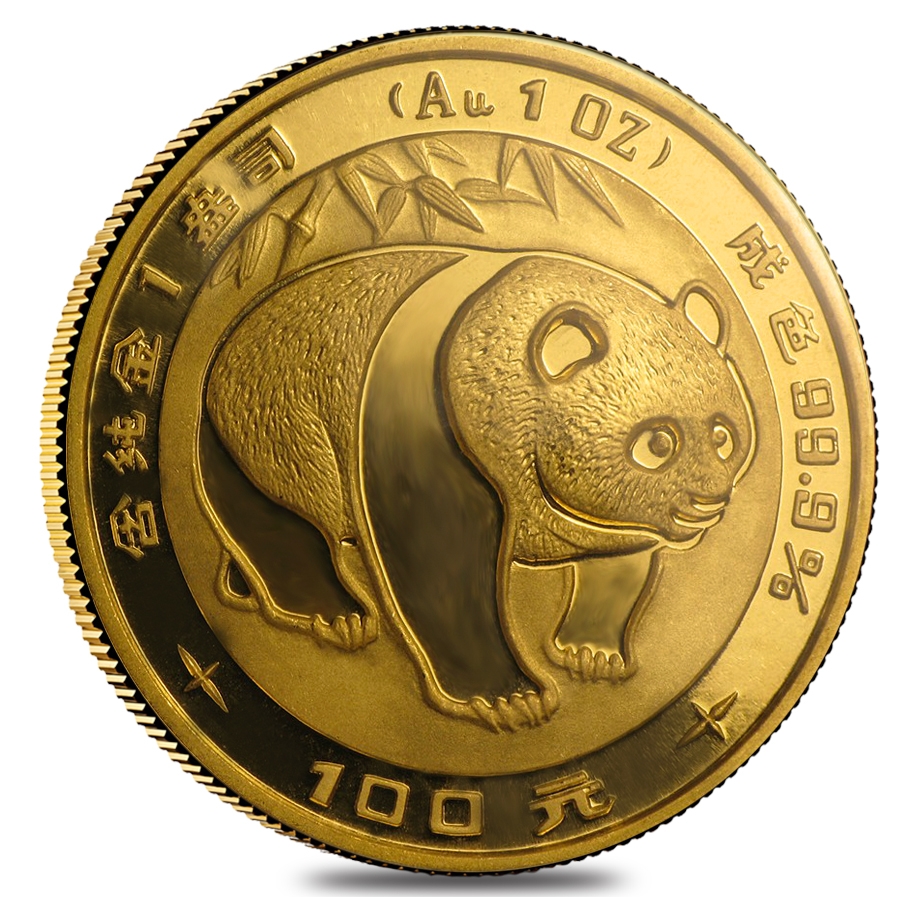 1983 1 oz Chinese Gold Panda 100 Yuan BU (Sealed)