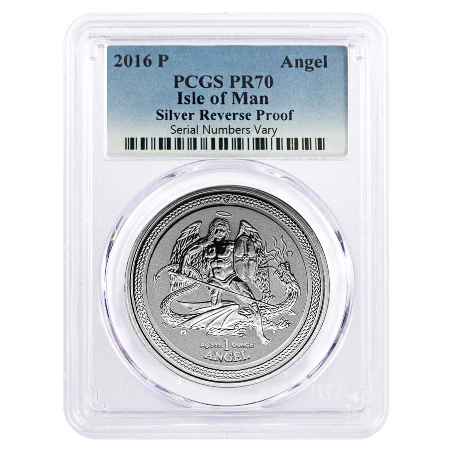 2016 Isle of Man Silver Angel PCGS PF70 | Bullion Exchanges