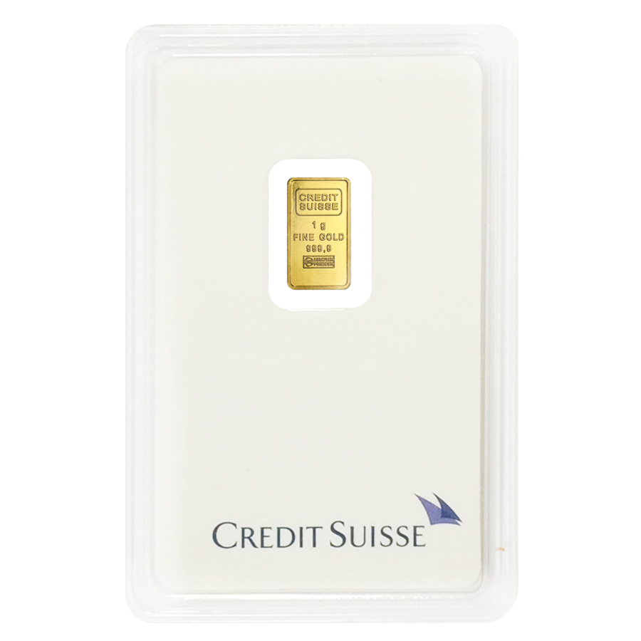 1 gram Credit Suisse Gold Bar (In Assay)