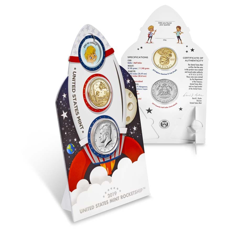 Rocket Rise Mints 2019 US Mint Rocketship Coin Set w/Box & COA | Bullion Exchanges