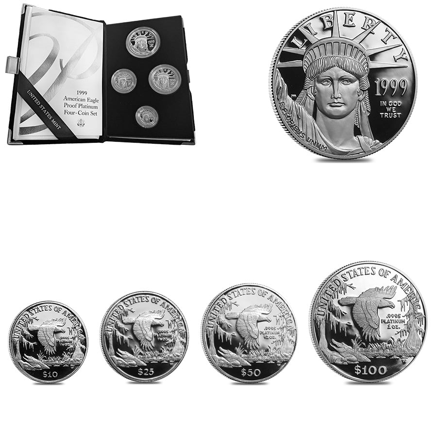 1998 W 1 oz Platinum American Eagle NGC PF 69 | Bullion Exchanges