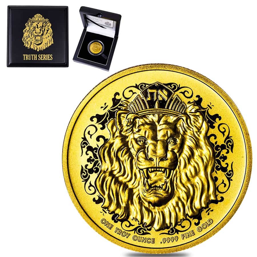 2023 Niue 1 oz Roaring Lion Truth Series Proof Gold Coin