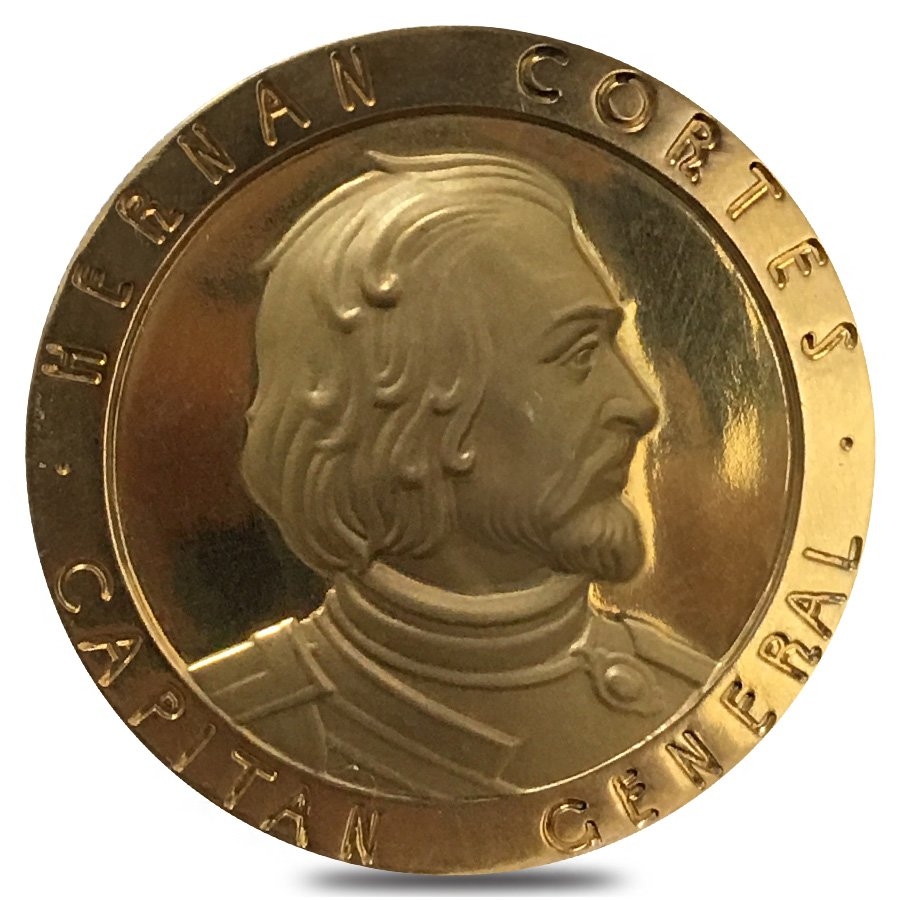 1963 Mexico Cortes and Cuauhtemoc Gold Medal | Bullion Exchanges