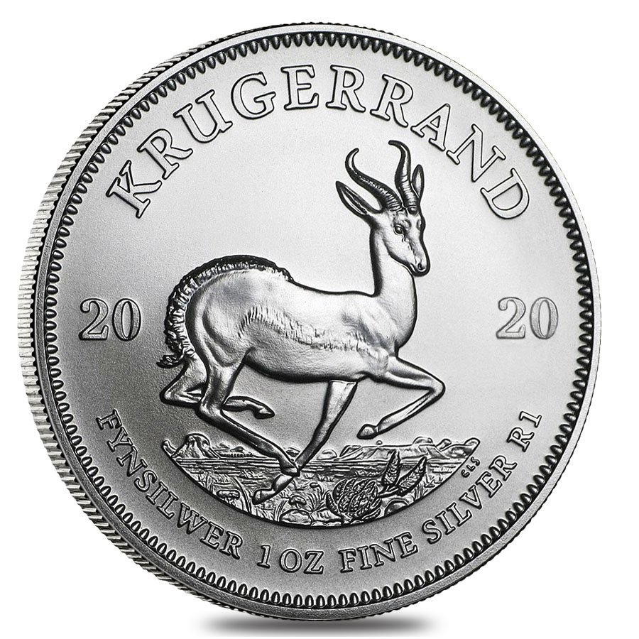 2020 South Africa 1 oz Silver Krugerrand BU