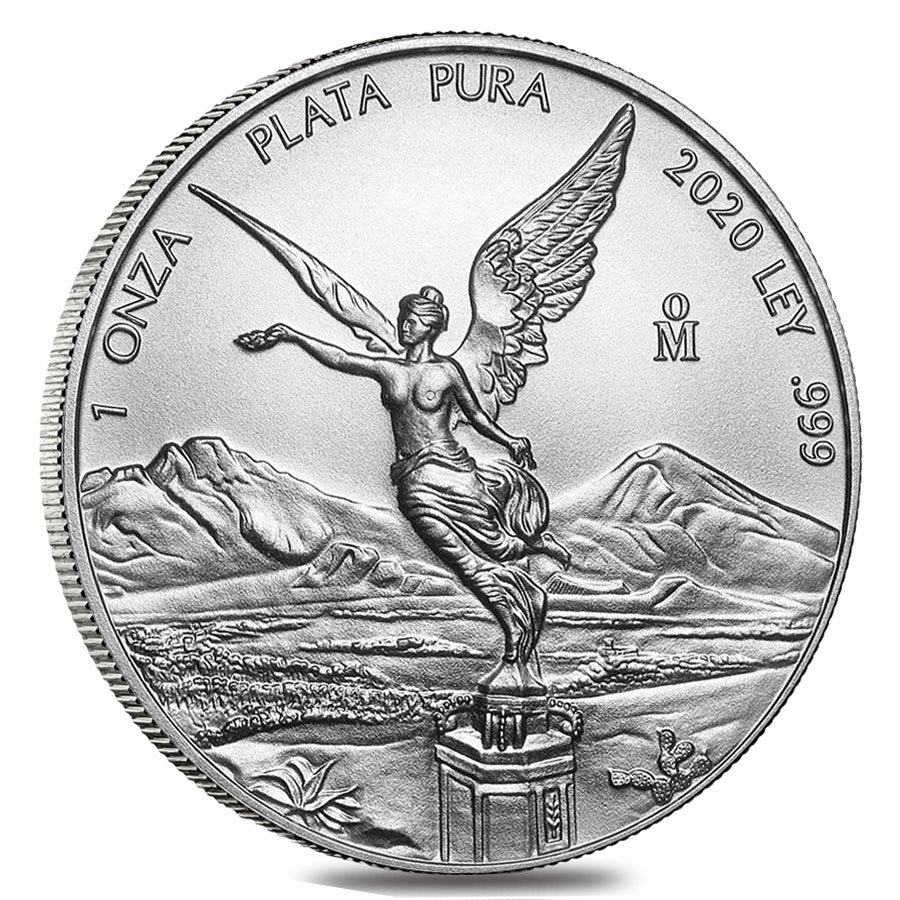 2020 1 oz Mexican Silver Libertad Coin .999 Fine BU