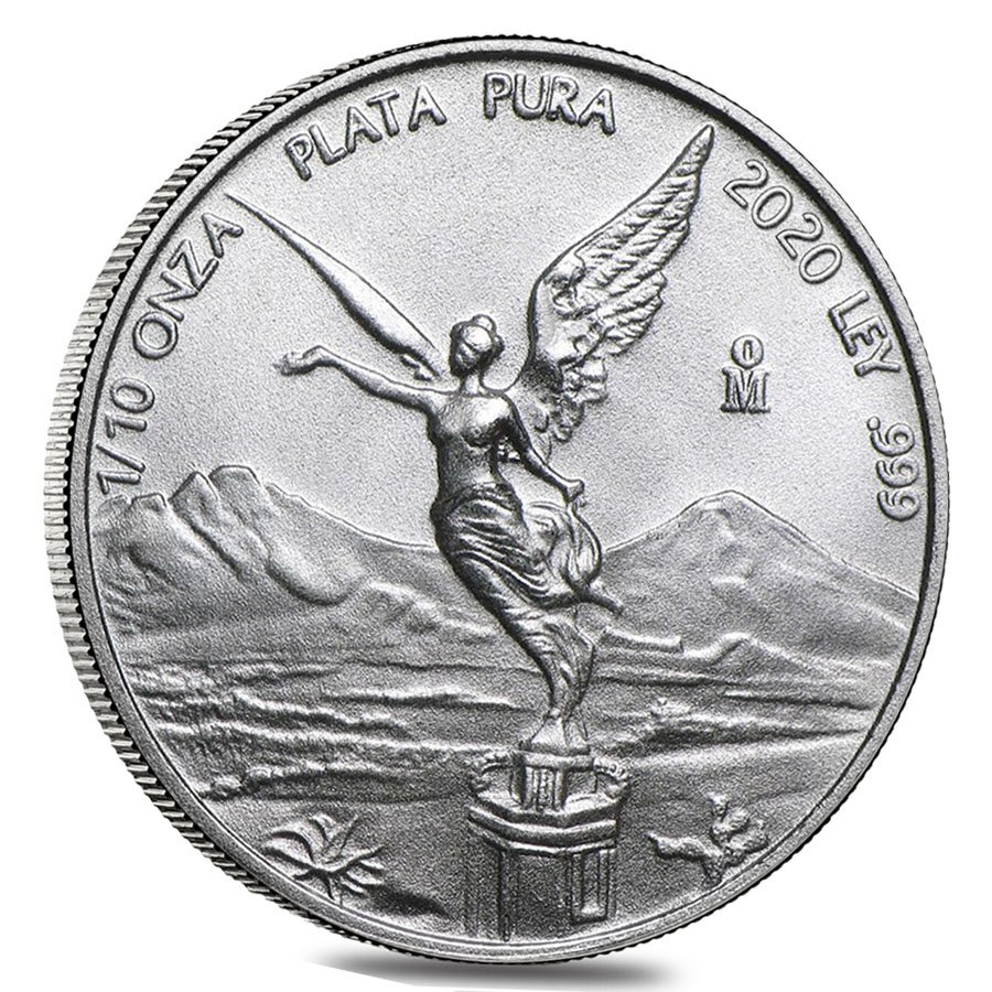 2020 1/10 oz Mexican Silver Libertad Coin .999 Fine BU