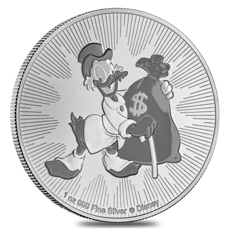 2018 1 oz Niue Silver Scrooge McDuck | Bullion Exchanges