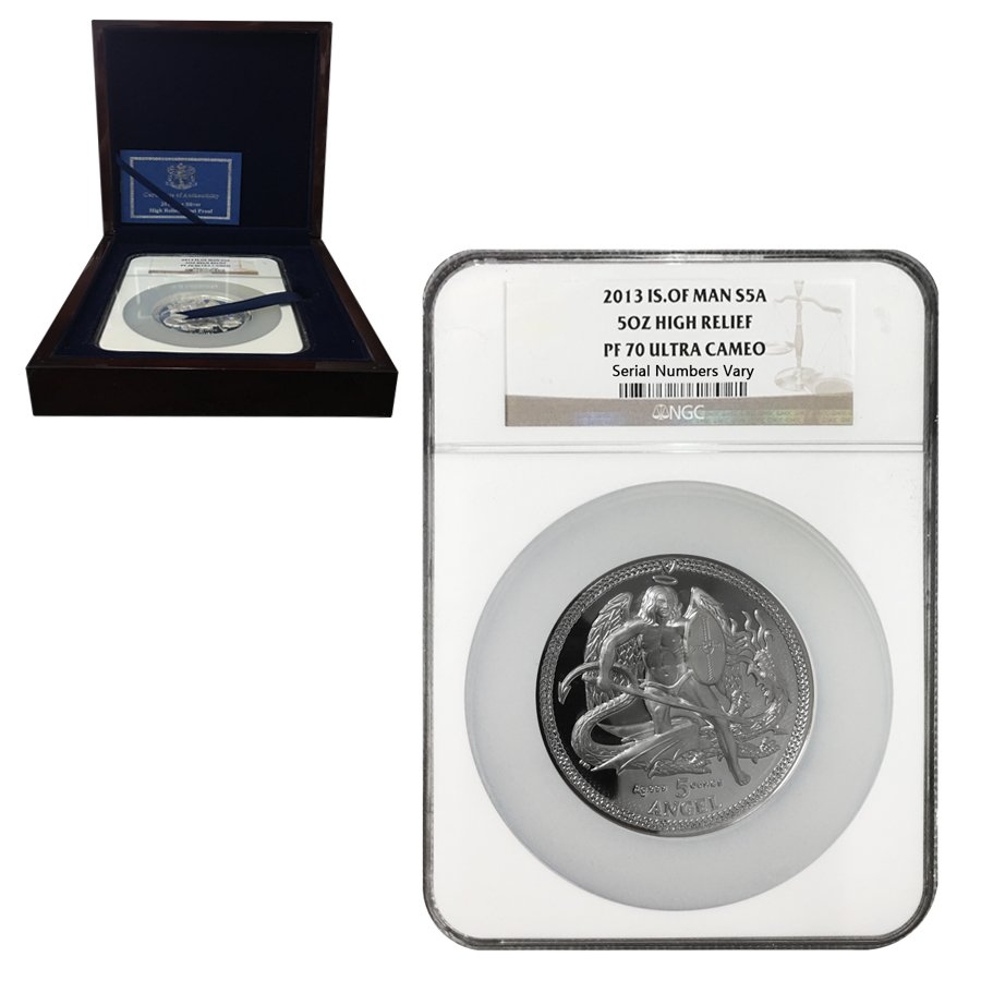 2013 Isle of Man Silver Angel NGC PF 70 | Bullion Exchanges