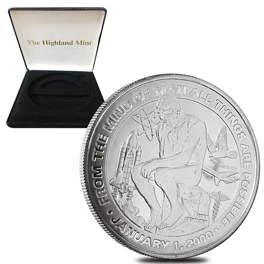 6 oz Silver Millennium Round (w/Box) | Bullion Exchanges