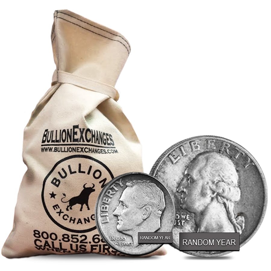 1000 bag silver hotsell coins