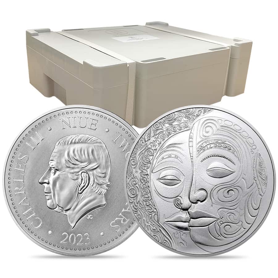 Box of 400 - 2023 Niue 1 oz Maori Silver Coin .999 Fine